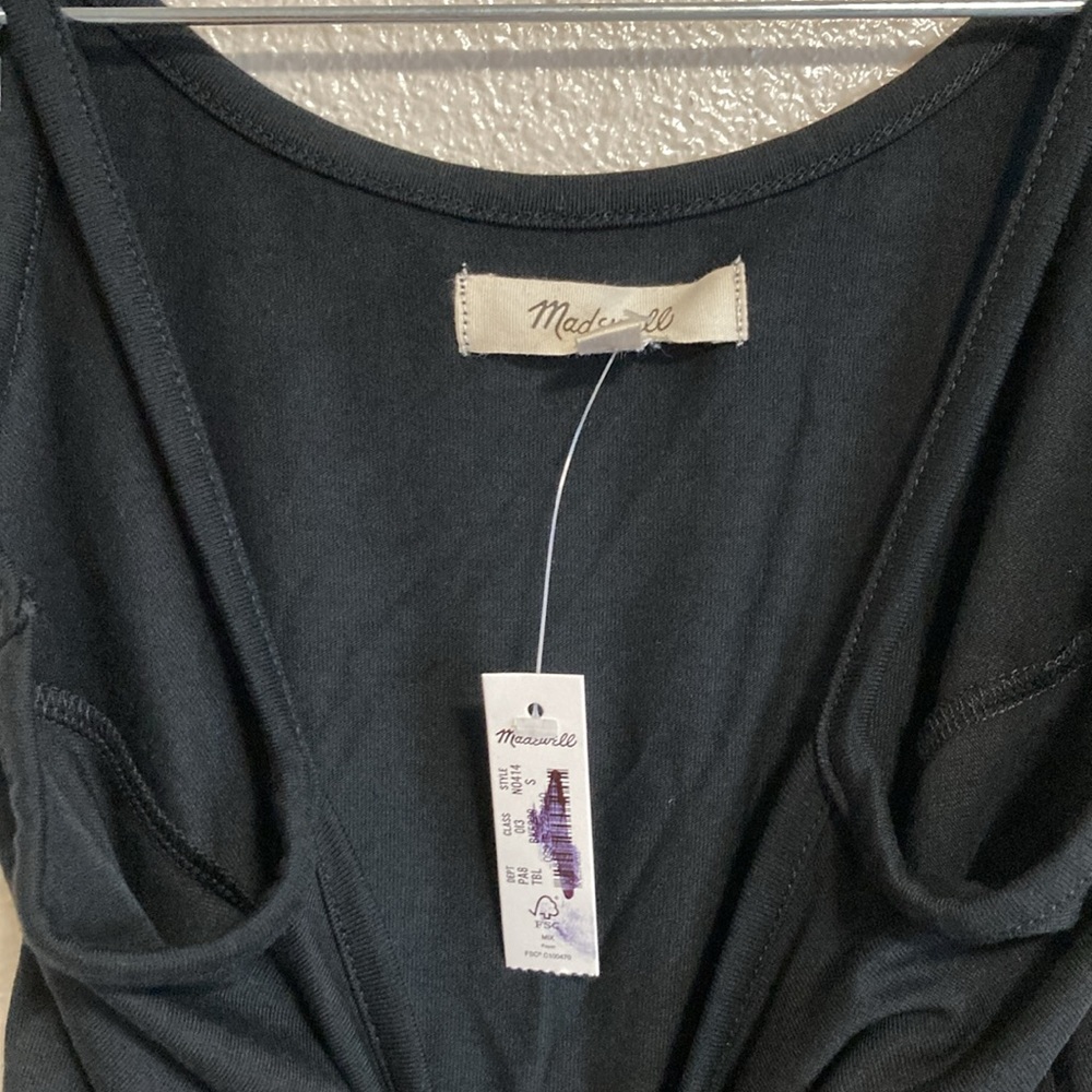Madewell Tank Thong Bodysuit in True Black (Multiple Sizes) - Picture 5 of 15